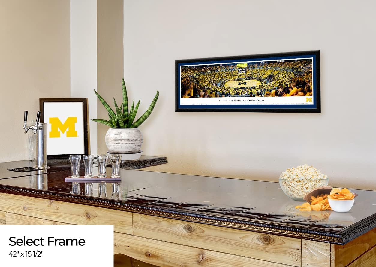 Michigan Basketball - College Posters and Framed Pictures by Blakeway Panoramas