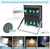 300W LED Floodlight Outdoor,30000LM Anti-Glare Outside Security Lights,6500K Cool White IP66 Waterproof Work Light Spot Lights for Garage,Garden,Courtyard,Sportfield,Corridor,Workshop,Patio [Energy Class E]