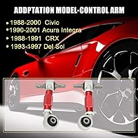 Vista 6 de Kit de barra de brazo de curvatura ajustable trasero superior de repuesto compatible con EJ EG EK/DB DC RD