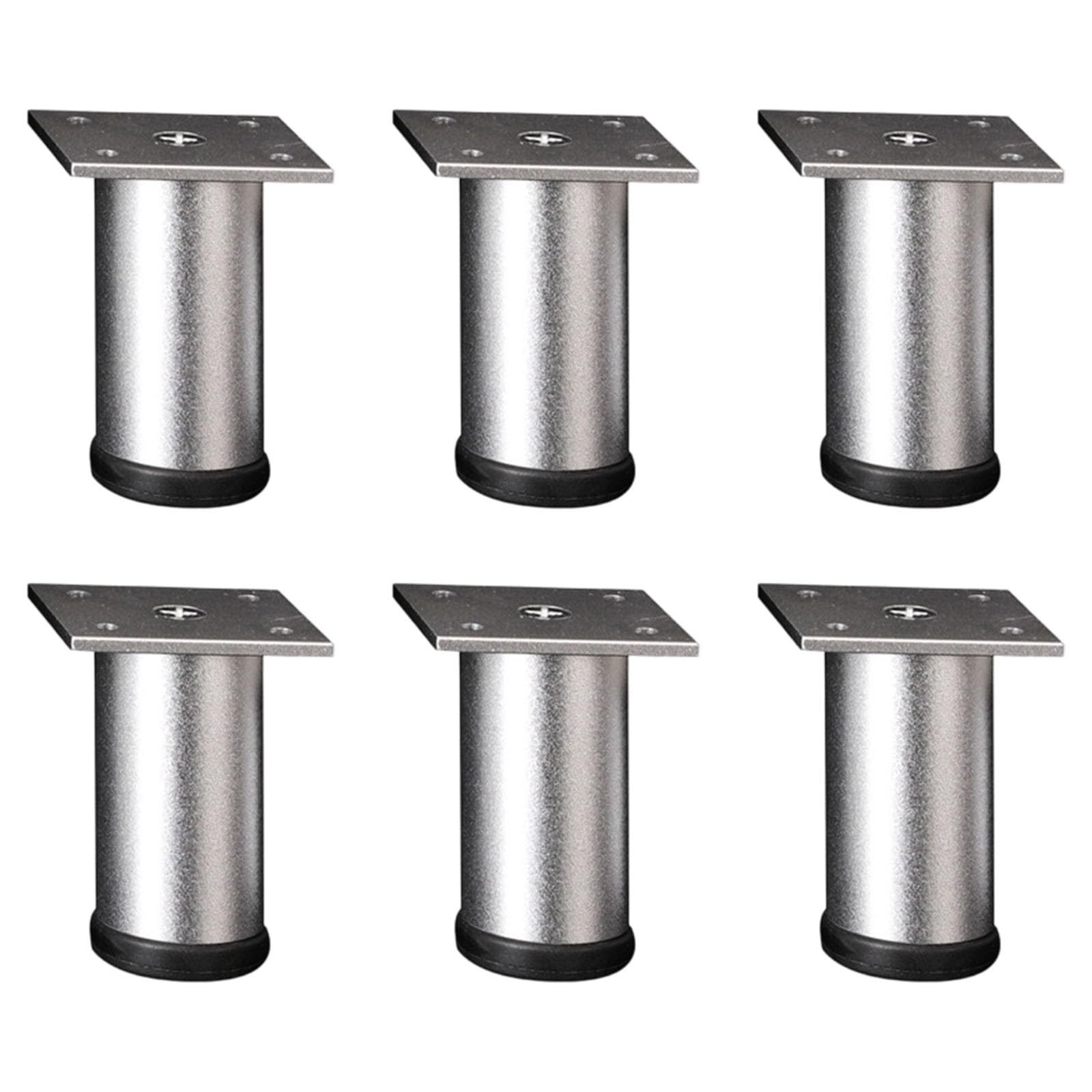 BWANGIAO 6pieces Adjustable Bed Risers With Antislip Base Load-Bearing Replacement Leg Furniture Leg Extenders for Beds And Tables