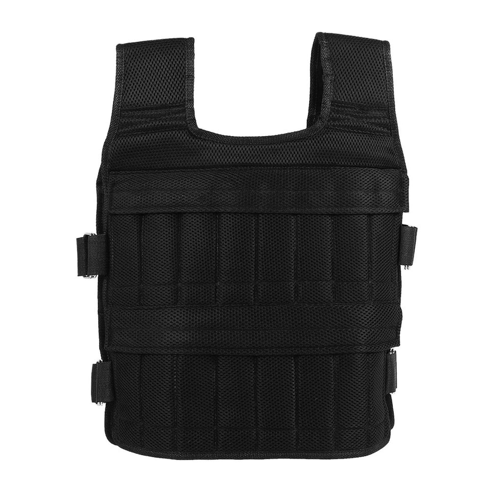 Gewichtsweste, Oxford-Stoff, atmungsaktiv, 50 kg Gewichtsweste, Krafttrainingsjacke für Workout Fitness, Gewichtsweste zum Laufen