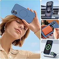 Vista 695 de Miracase Funda diseñada para iPhone 13 Pro Max con protector de pantalla, [forro de microfibra suave antiarañazos], funda protectora de silicona