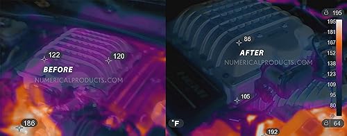 Miniatura 4 de Hellcat Soplador Supercharger Kit de placa espaciadora térmica compatible con Dodge Challenger & Charger (1)