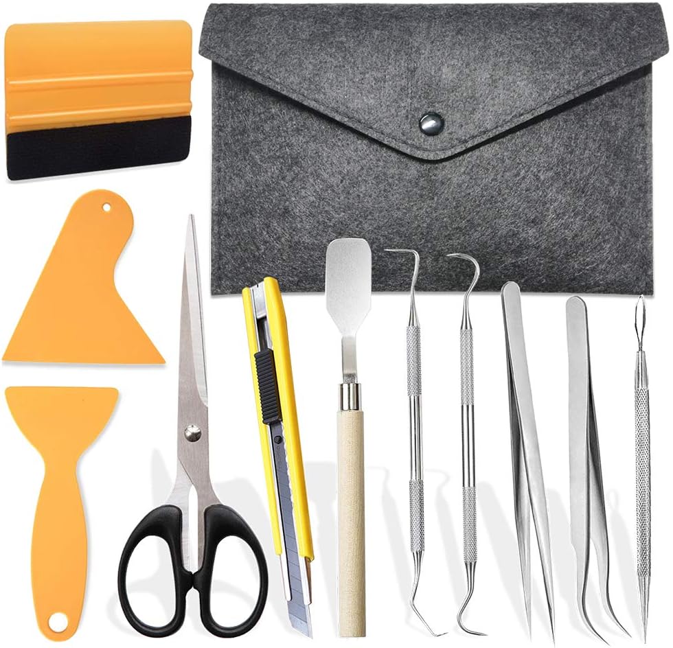 Craft Vinyl Weeding Tools Set, HIRALIY 15 Pcs Vinyl Weeding Tools Kit with 3 Pack 12" x 12" Cutting Mats for Cricut, Silhouette Cameos, Scrapbooking, Lettering, DIY Art Work Cutting : Arts, Crafts & Sewing