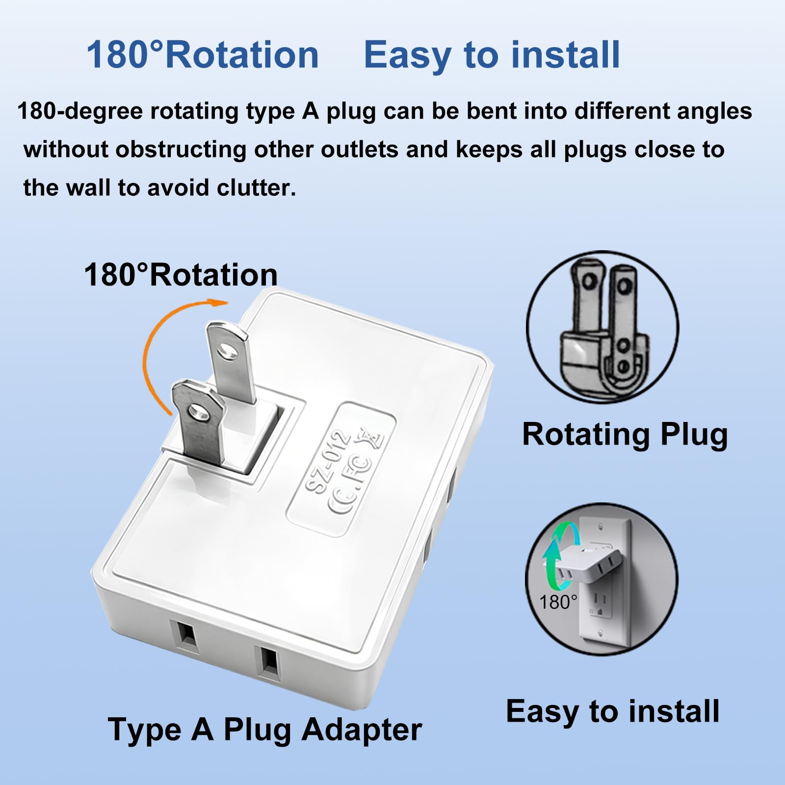 3 Outlet Wall Adapter - Power More Devices! -4 3 Outlet Wall Adapter - Power More Devices! -4