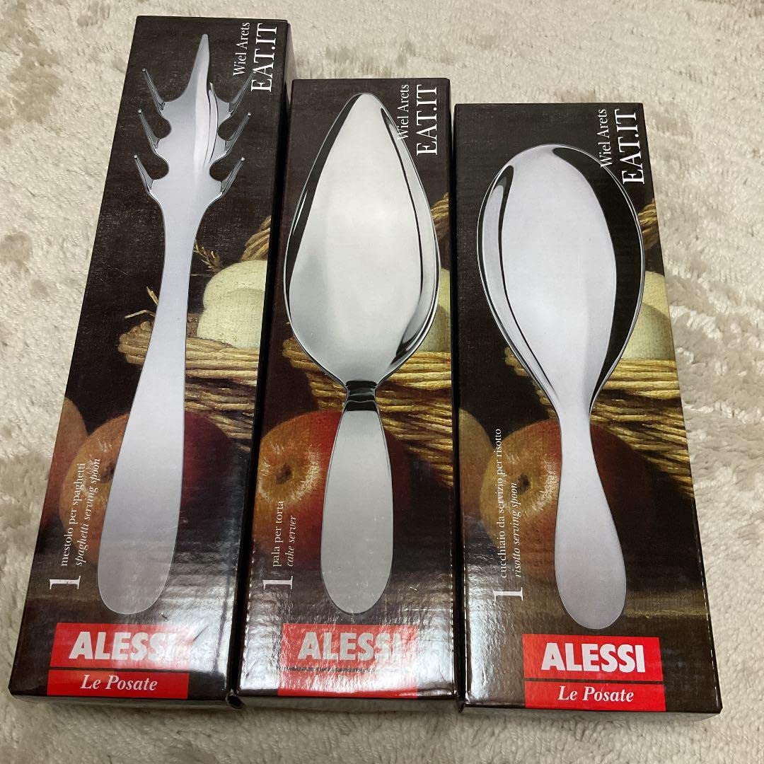 Amazon.co.jp: パスタ ケーキサーバーリゾットスプーンアレッシィ Eat 