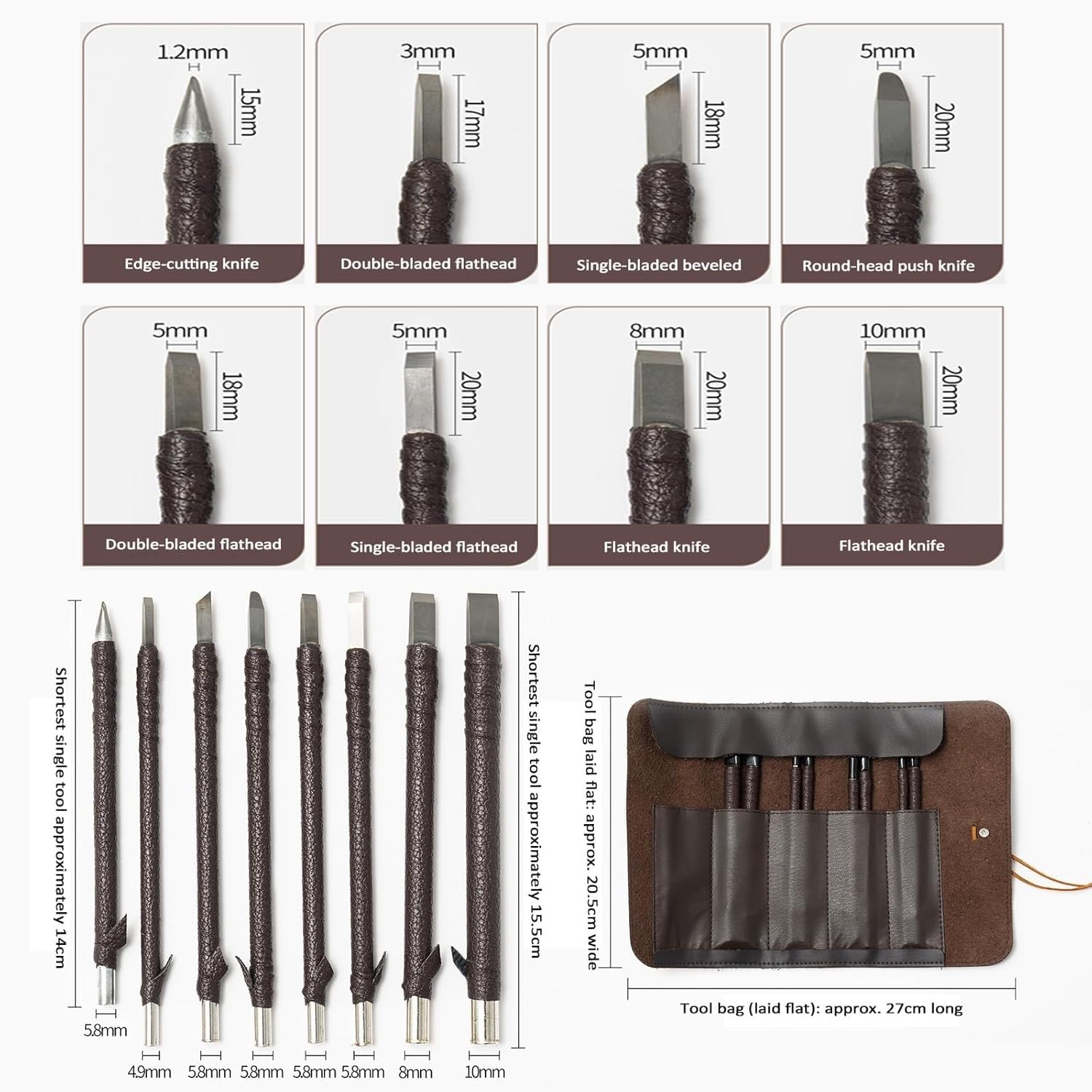 8Pcs Metal Clay Carving Knife,Pottery Hand Tools Ceramic Set,