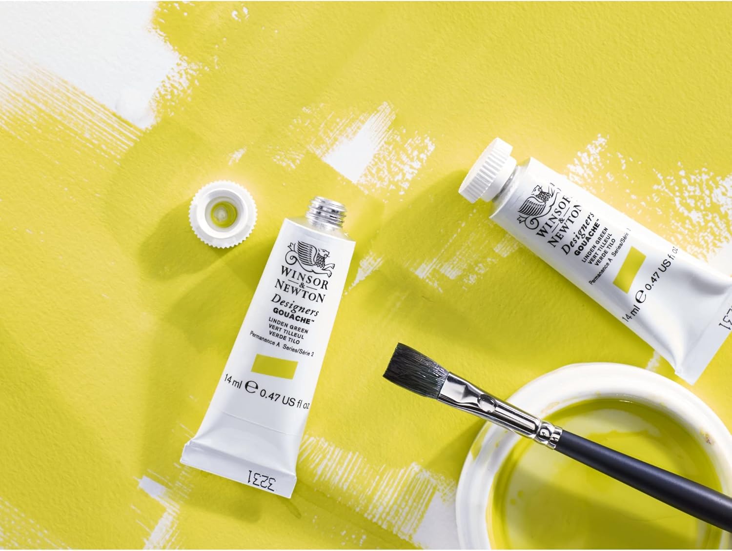 Winsor & Newton 8840476 Designer Gouache - Jet Black, 14 ml Tube - Matte Opaque Gouache Paints, Ideal for Gouache Painting, Brilliant, Lightfast Colours with Great Coverage
