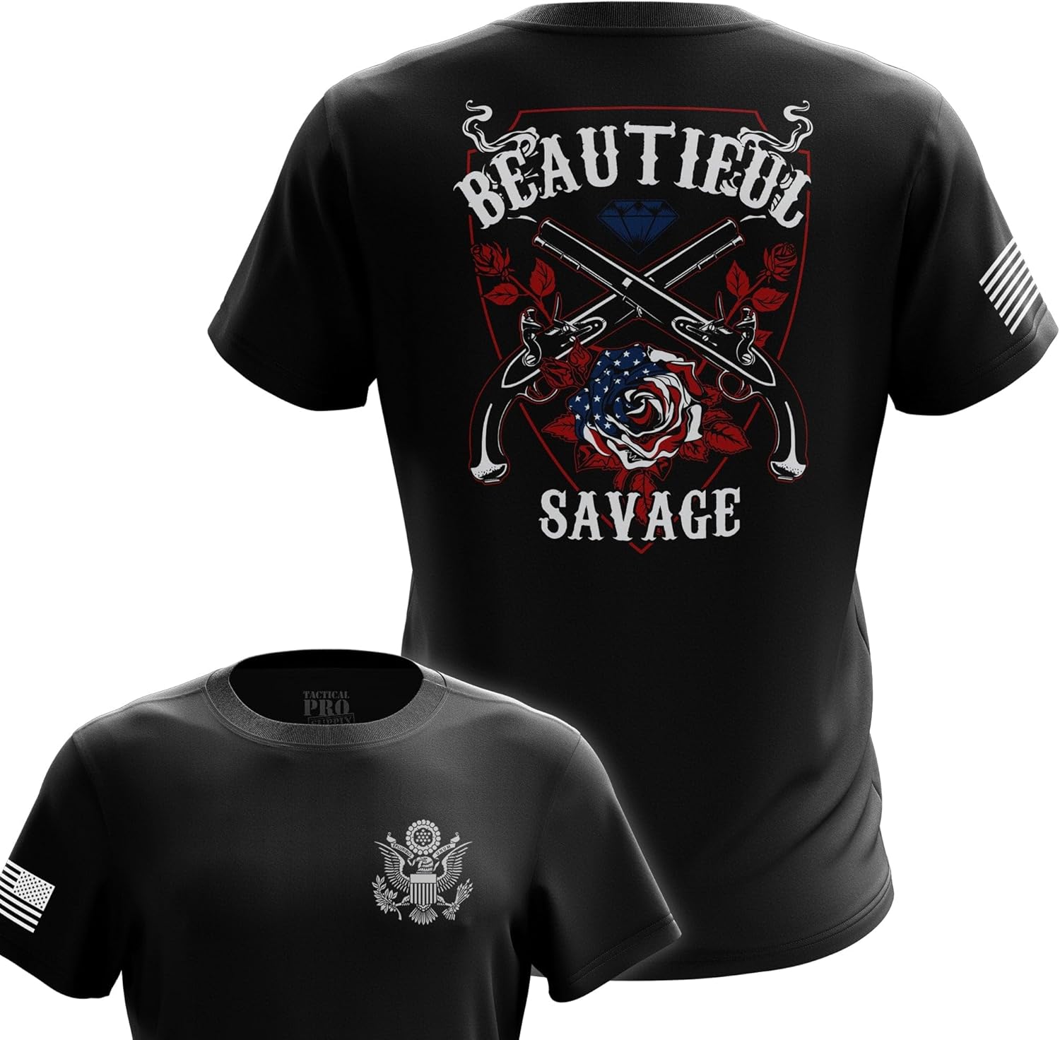 Pro-Gun Men’s T-Shirt, Lightweight Classic Fit Short Sleeve Shirt