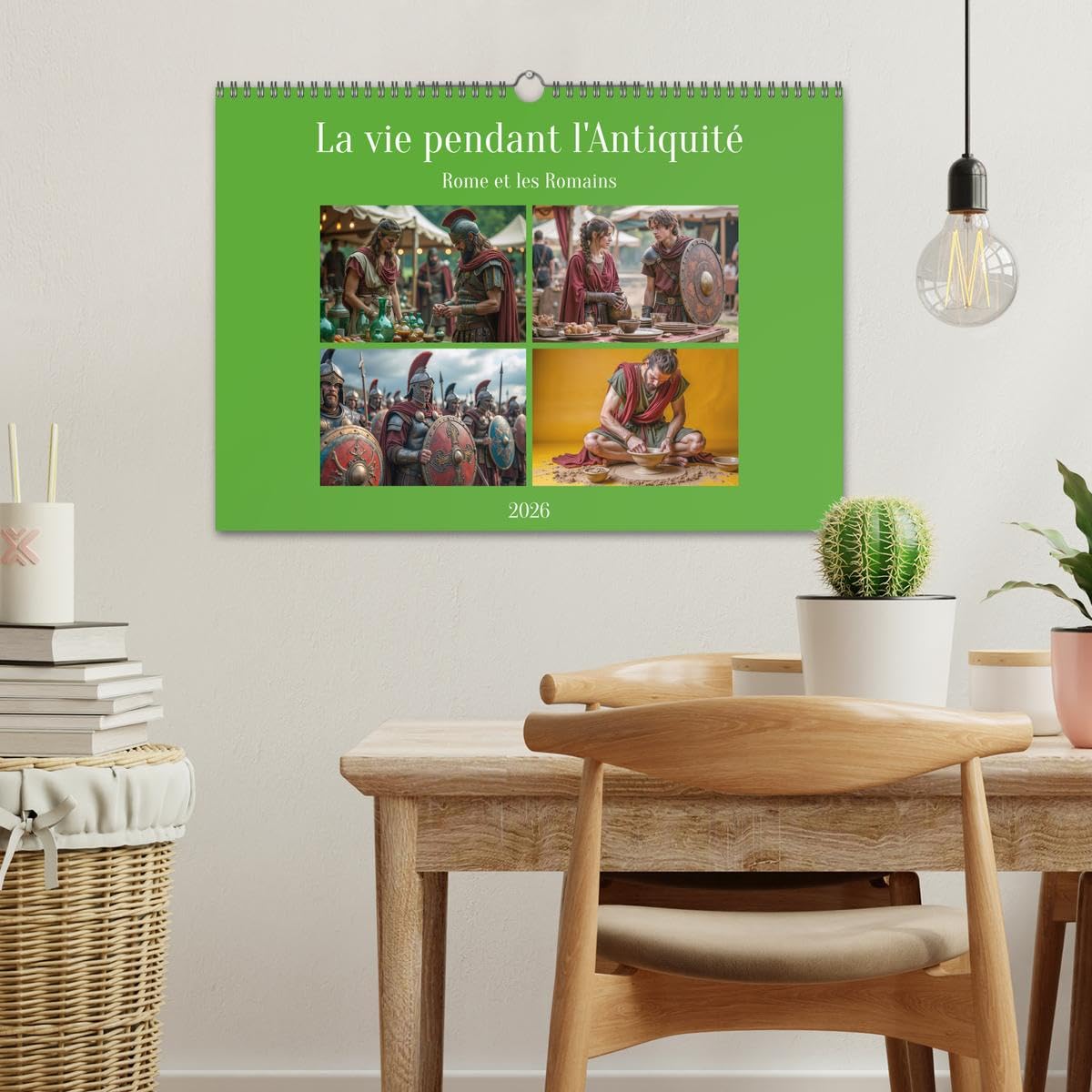 La vie pendant l'Antiquité - Rome et les Romains (Calendrier mural 2026 DIN A3 horizontal), CALVENDO calendrier mensuel: Scènes de la vie courante dans la Rome antique