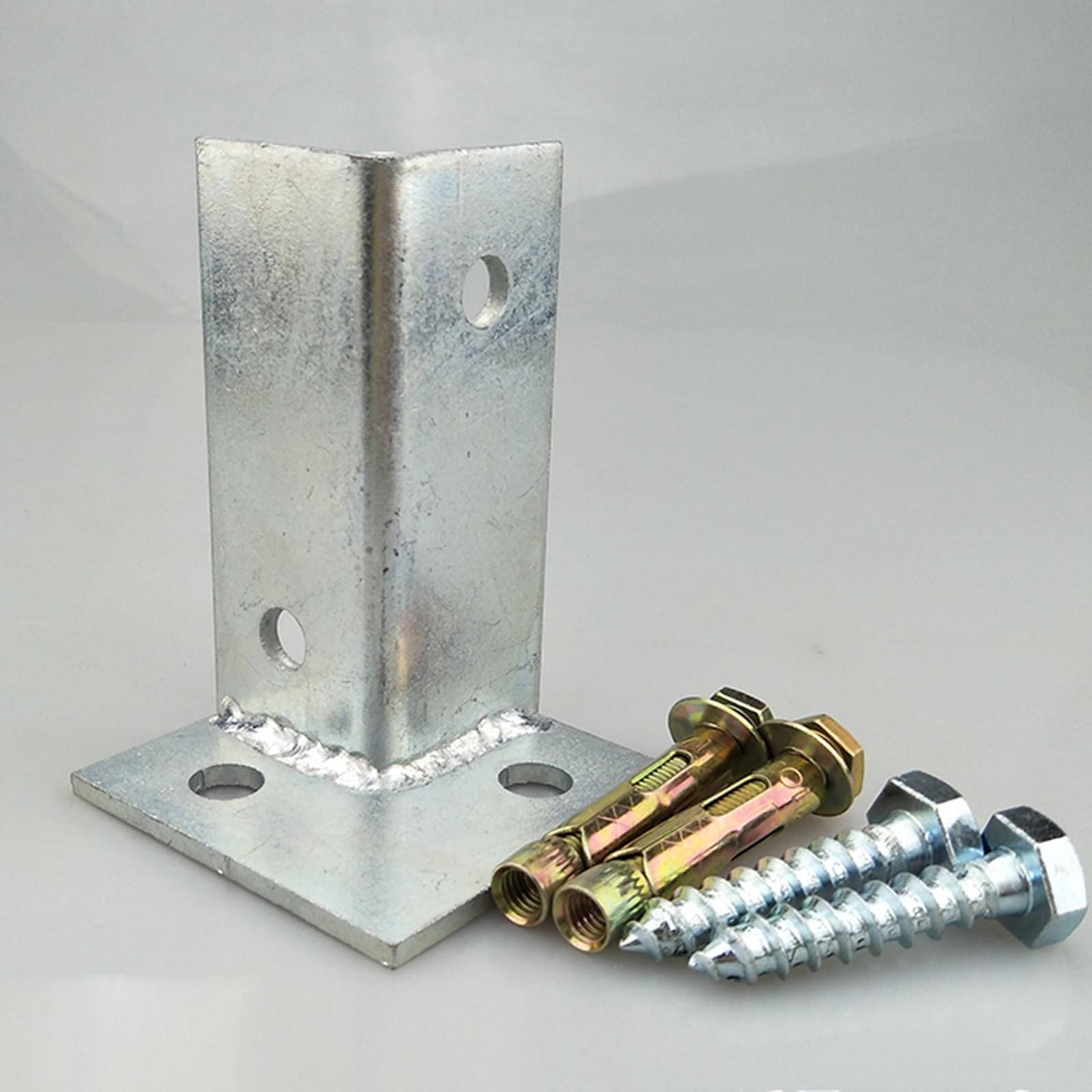 Palo In Acciaio Grigio Ferro Bulloni Quadrato | Leroy Merlin - Foto 4