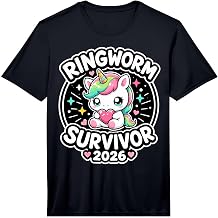 Ringworm Survivor 2026 - Oddly Specific Dank Meme Unicorn Performance T-Shirt