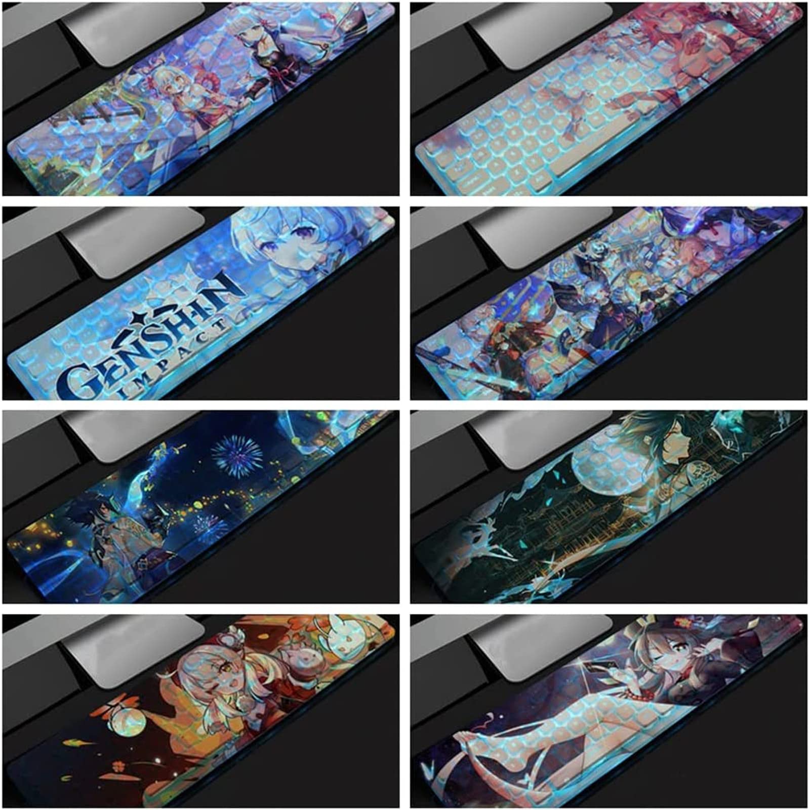 (げんしん）ゲーミングキーボード RGB Amazon | 原神（げんしん）申鶴イメージ メカニカル キーボード