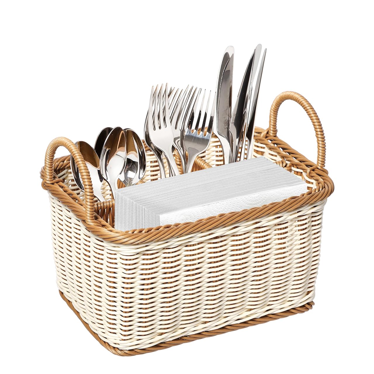 HEMOTON 2pezzi Cesta Intrecciata Multifunzionale Rattan Organizer Per Frutta E 251471