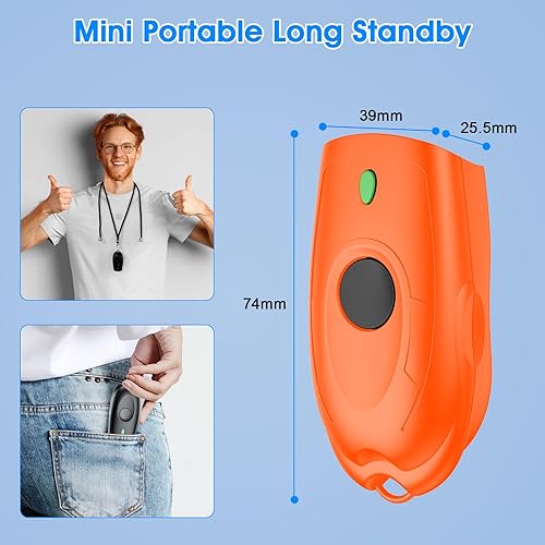 Miniatura 7 de Symcode Escáner de código de barras Bluetooth 2D Mini QR portátil escáner de código de barras 3 en 1 Bluetooth y 2.4G inalámbrico y USB con cable