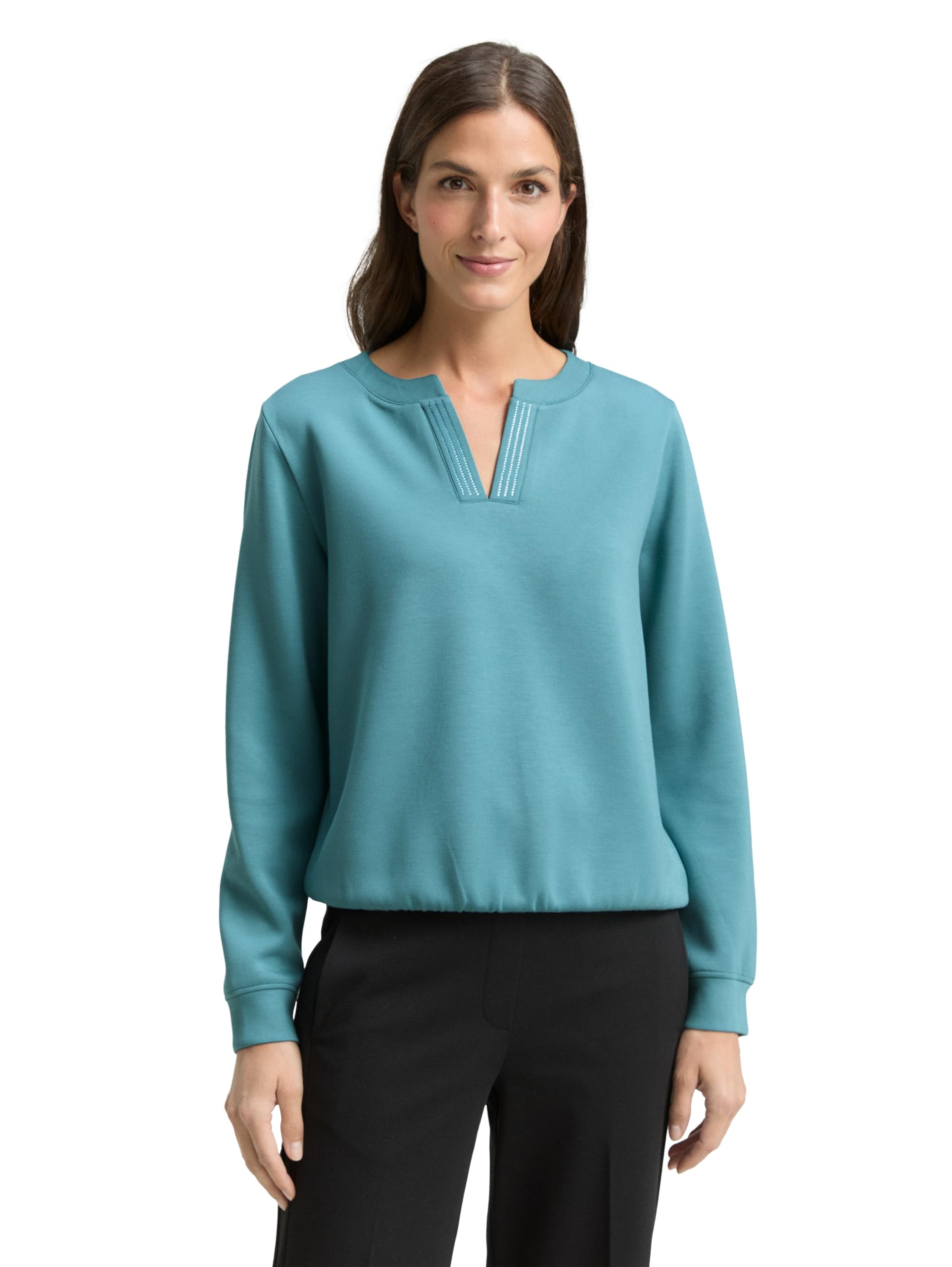 TOM TAILOR Damen 1049480 Sweatshirt