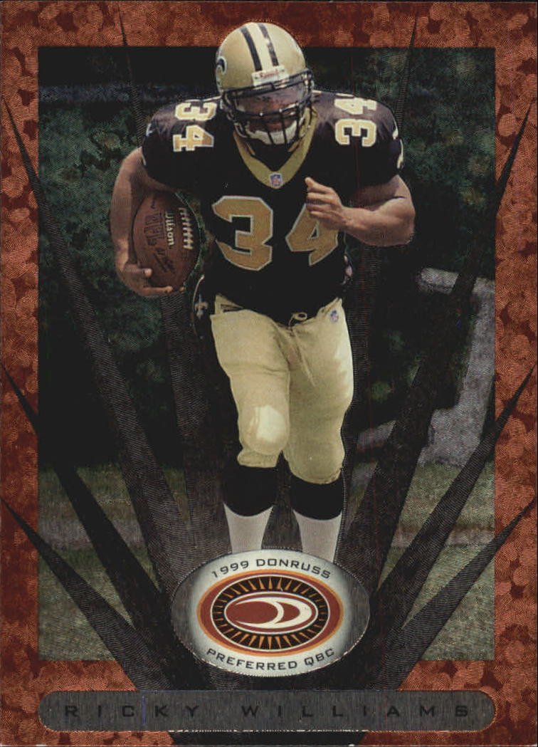 1999 Donruss Preferred QBC Football Rookie Card #43 Ricky Williams