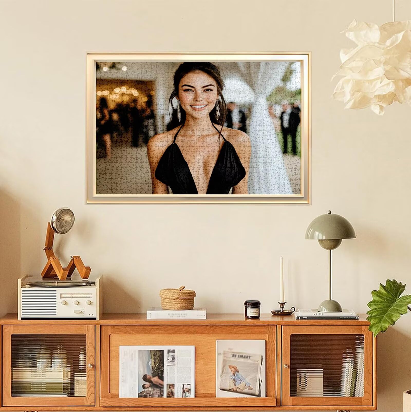 Puzzle Personalizado con Foto, Personalizada Rompecabezas Personalizado Diseña tu Logo Foto o Texto, Personalizado Navidad Halloween San Valentín Parejas Niños Familia Amigos h-2085