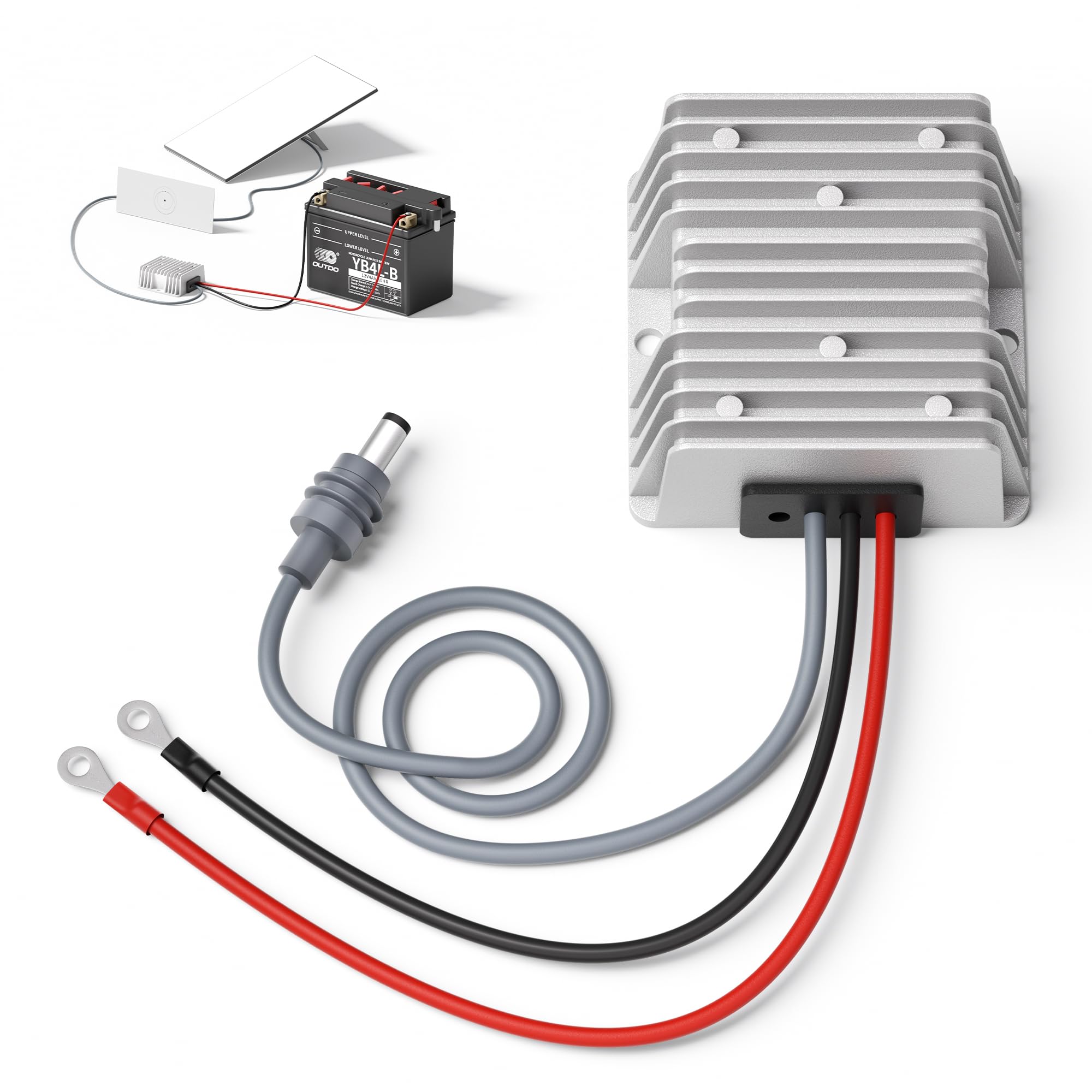 Starlink Gen 3 kabel zasilający 12 V do 57 V 4,5 A Zestaw do konwersji do Starlink Gen 3 Zasilacz 12 V z wtyczką DC, wodoodporny konwerter upadku
