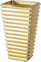 Vista 35 de MCMCNCUIU Juego de 4 jarrones de cristal, jarrones de cristal ámbar, jarrón de cristal para centros de mesa, moderno florero para sala de estar