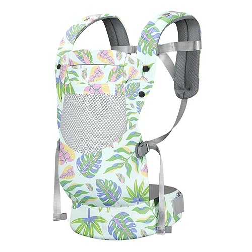 Portabebés delantero ergonómico, portabebés para mamá de talla grande, portabebés cómodo para bebés de 7 a 66 libras, portabebés ligeros y felices