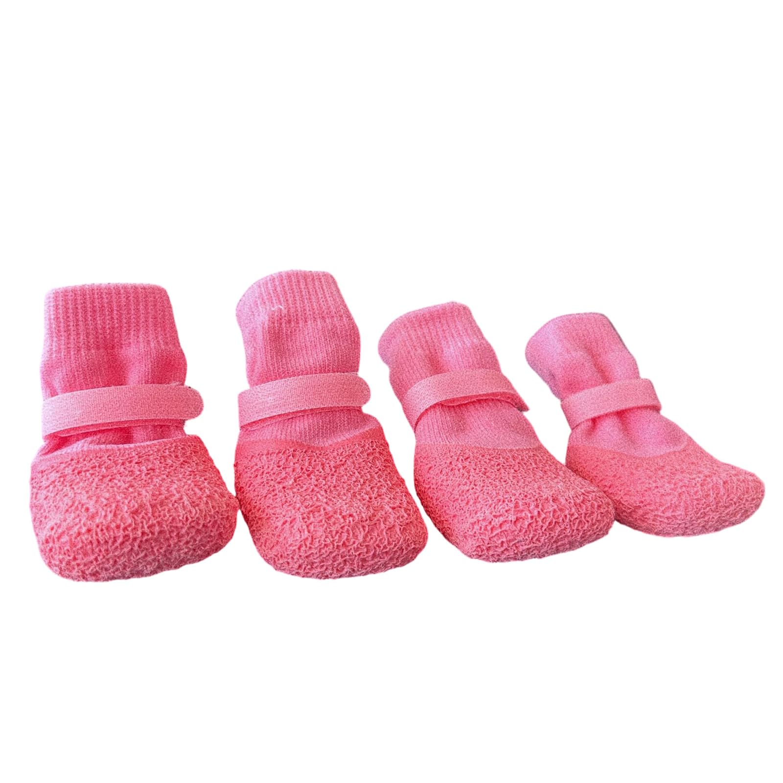MICFENY 4pcs Nonslip Pet Shoes Waterproofed and Wear Resistant for Dog Various Weather Protecting Easyly Clean