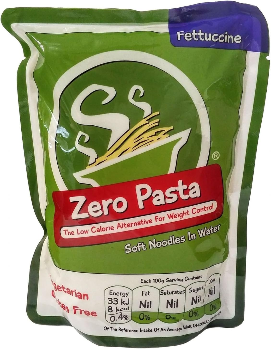 Zero Pasta - Fettucine (Konjac Pasta from Zero Noodles) 200g
