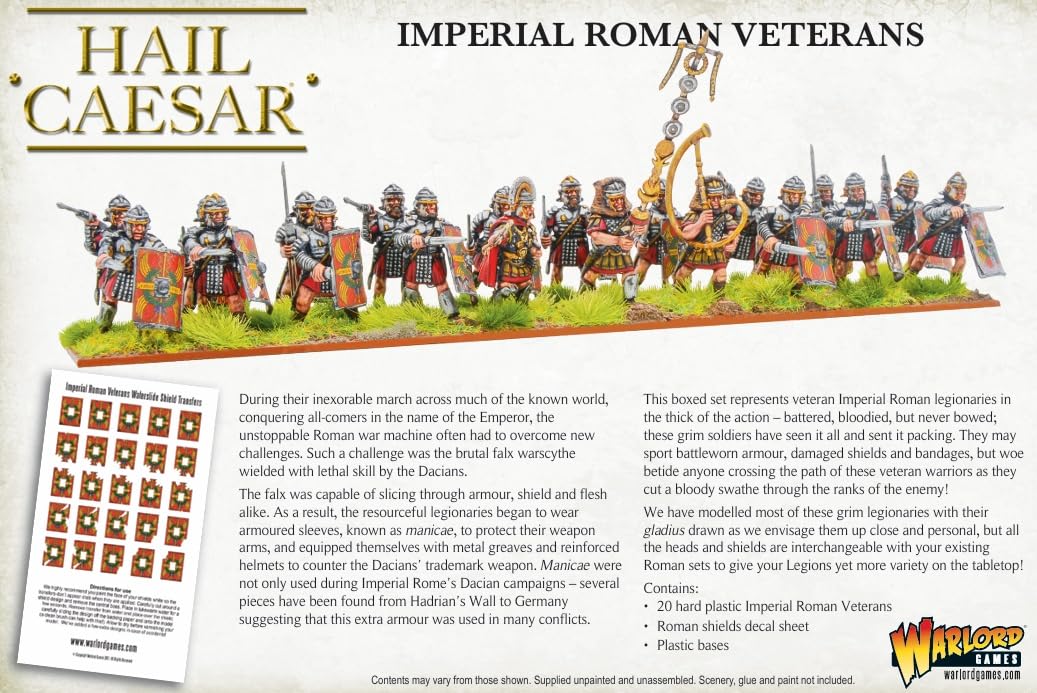 Warlord Games Imperial Roman Veterans - Personaggi da tavolo