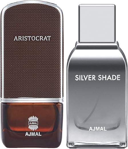 Ajmal Aristocrat EDP Citrus Woody Perfume 75ml for Men and Silver Shade EDP Citrus Woody Perfume 100ml for Men FREE
