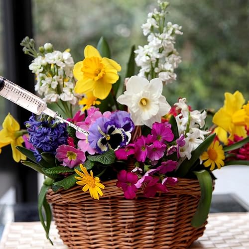 Miniatura 4 de Paquete de 40 jeringas de 0.3fl ozcc con agujas y tapas de 18 Ga, desechables estériles individualmente empaquetadas de plástico, adecuadas para