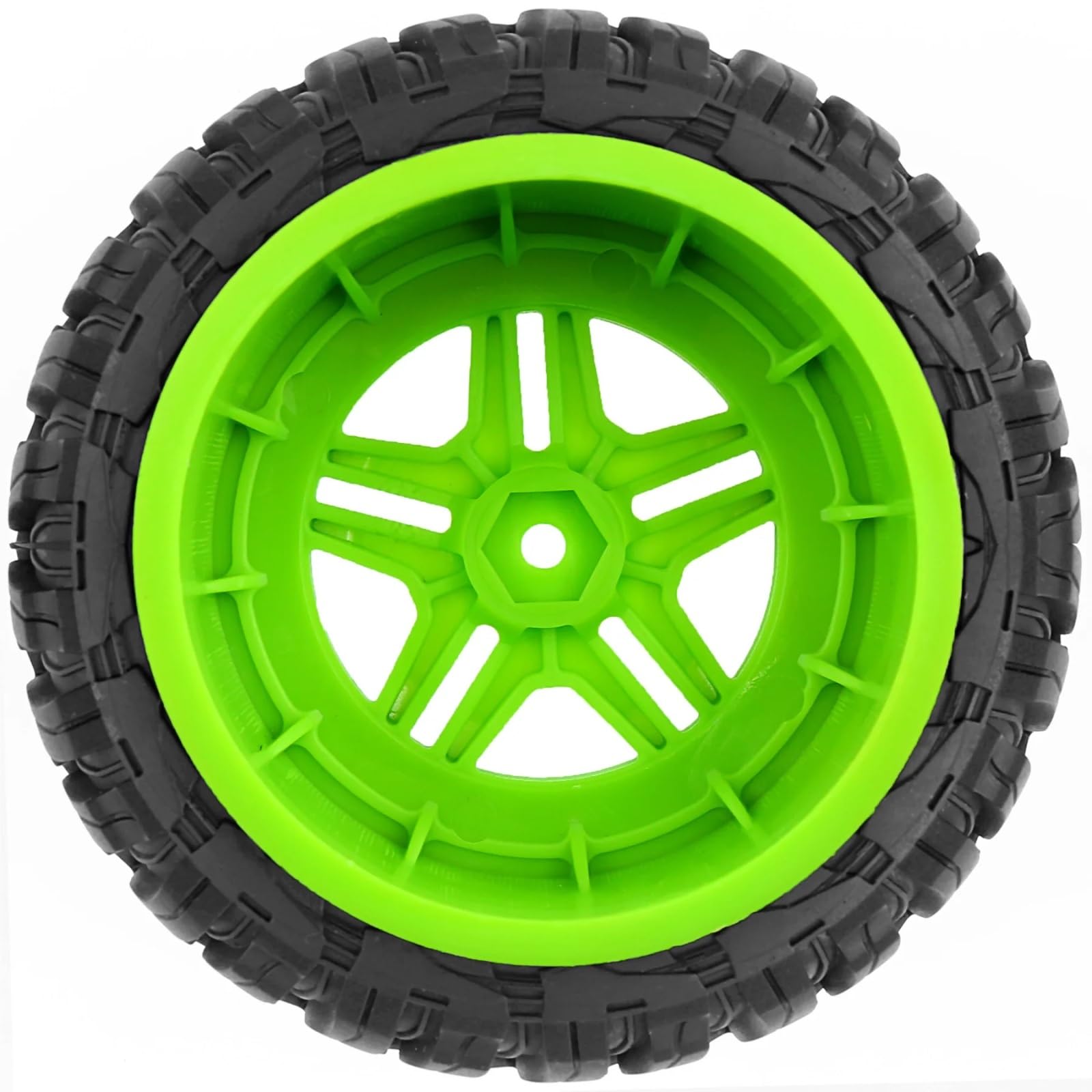 Per Traxxas Per Slash Per Arrma Per Senton Per HuanQi Per Vkar Per HPI 1/10 4 Pezzi Short Course Truck Tire Wheel Hex RC Car Ricambi Modellini RC
