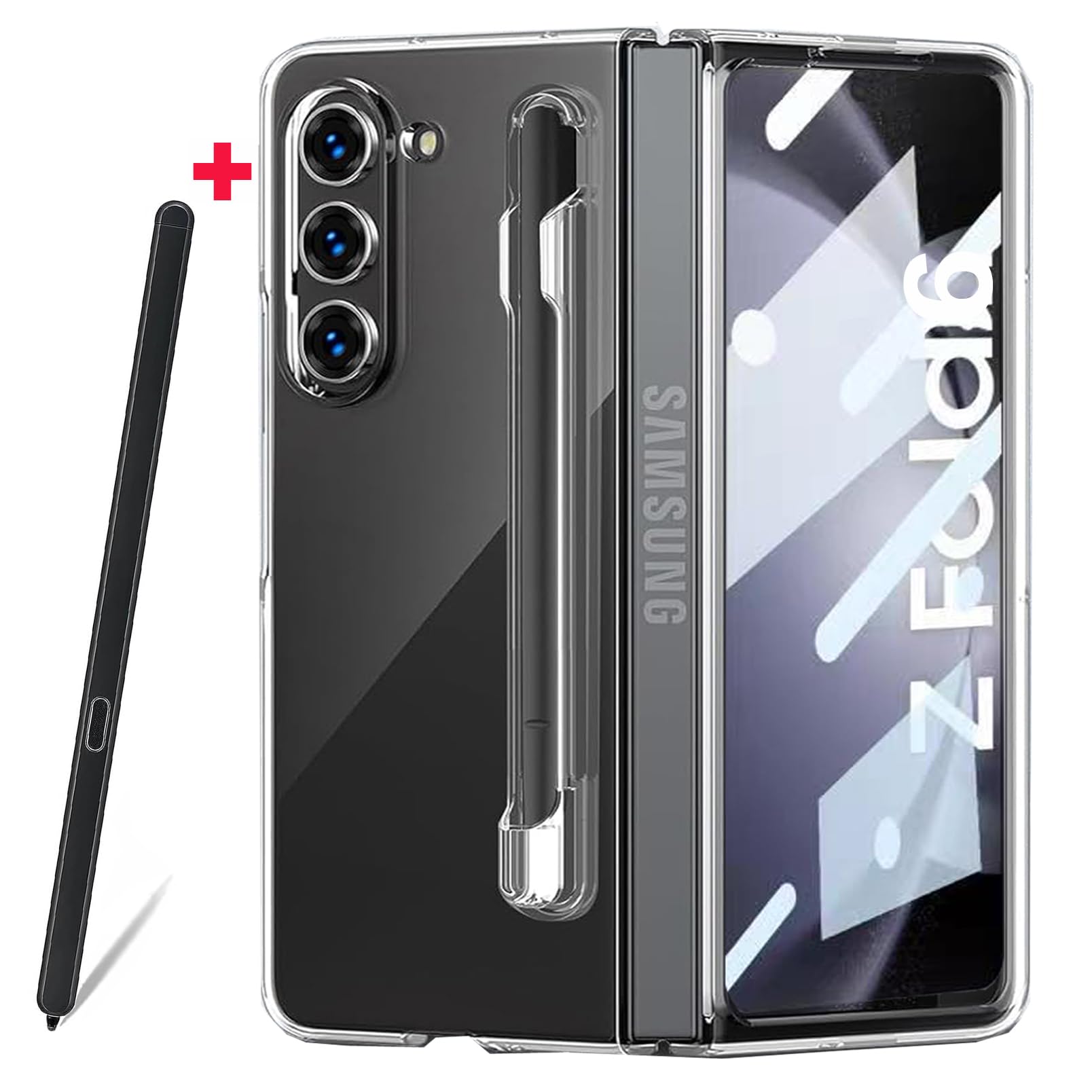 Amazon.com: MSOTES for Galaxy Z Fold 6 Case with S Pen Holder, [S 