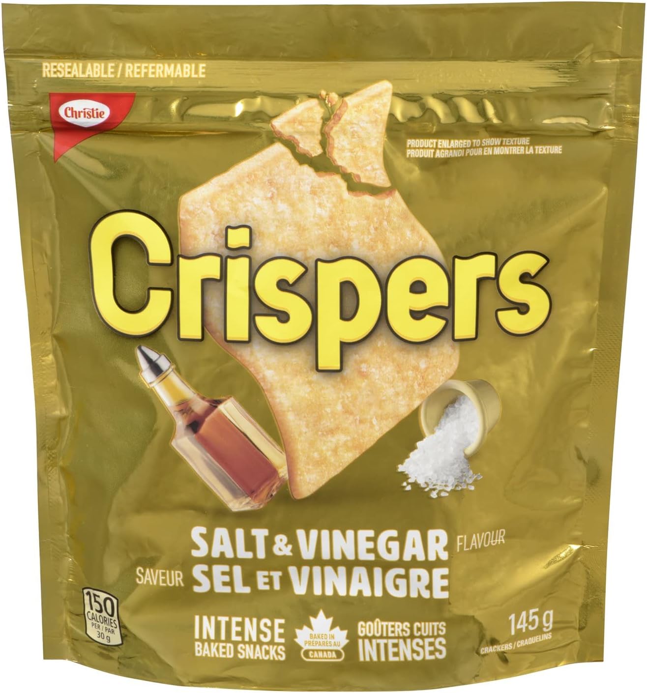 Crispers Christie Salt and Vinegar, 145g
