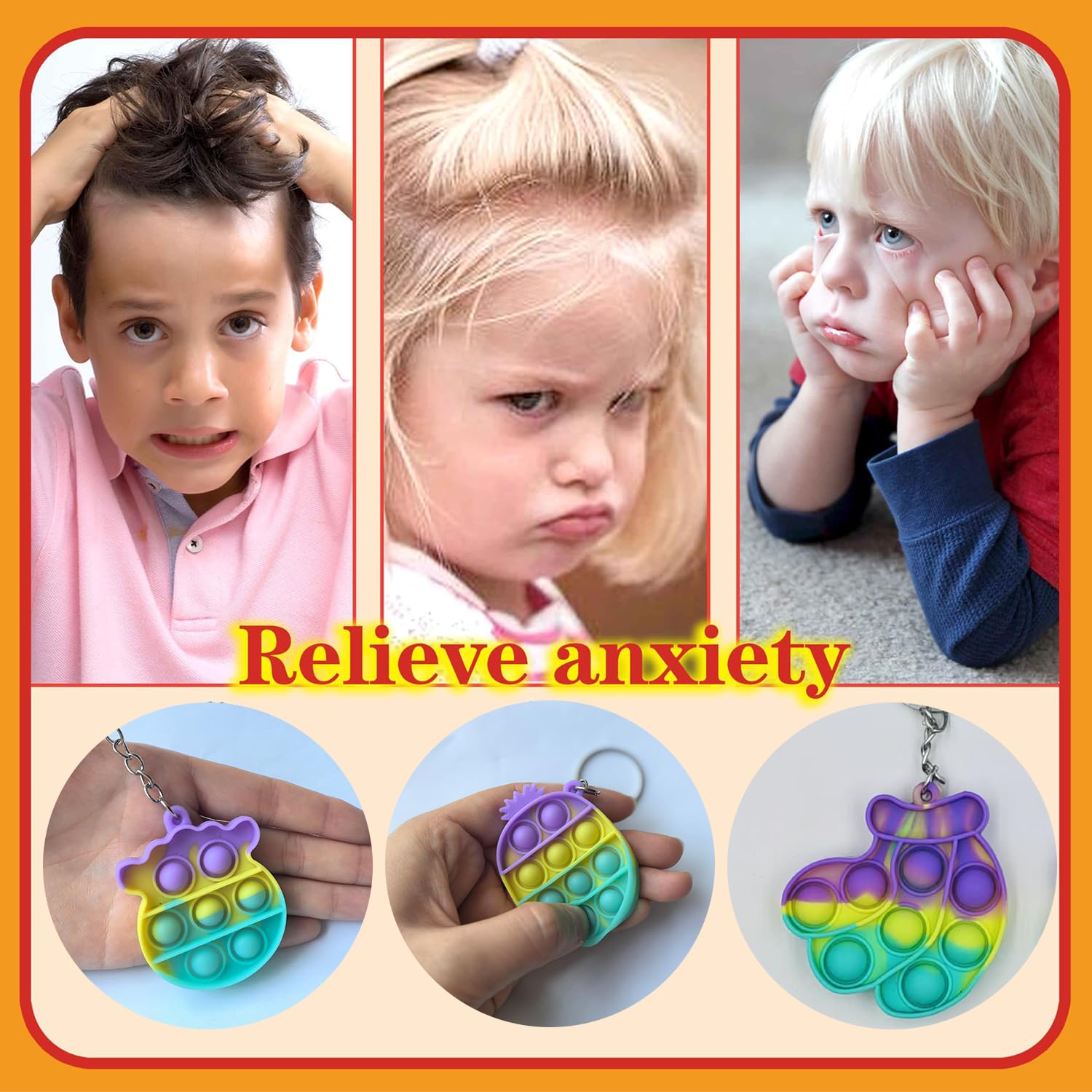 32 Stück Pop It Fidget Spielzeuge - Sensory Toys Für Kinder & Stressabbau