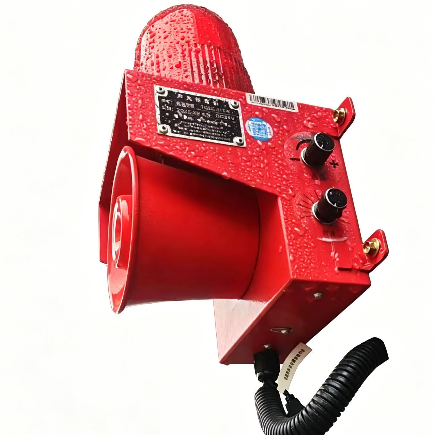 Wired alarm horns for warehouse, Hardwired Installation Required 01T-DC24V