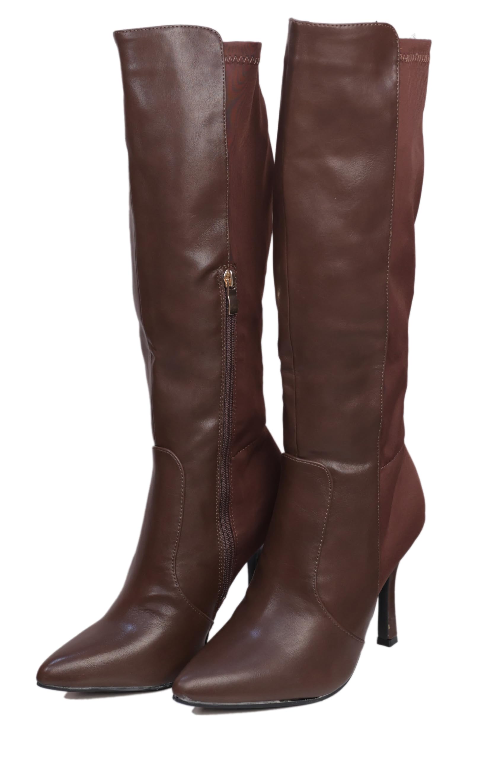 Ceros Women’s Pencil Heel Knee Length Boots (Coffee, UK Footwear Size System, Adult, Women, Numeric, Medium, 8) (B0DHH6R65C) Amazon Price History, Amazon Price Tracker