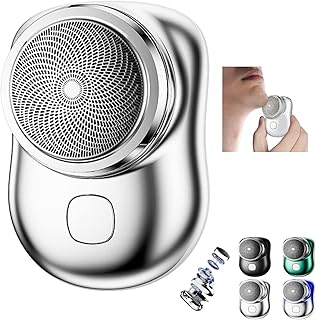 Mini-Shave Portable Electric Shaver, 2023 New Upgrade Mini Electric Razor Shavers for Men, Rechargeable Shaver Easy One-Button Use Suitable for Home,Car,Travel Christmas Gifts