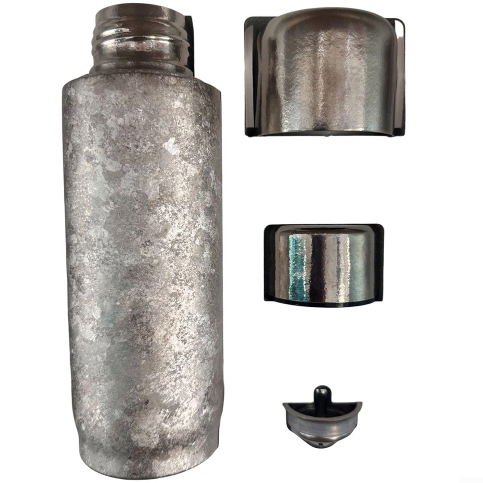 Mug de voyage isotherme en titane pur 420 ml avec gravure personnalisée pour thé chaud, randonnée, camping (F)