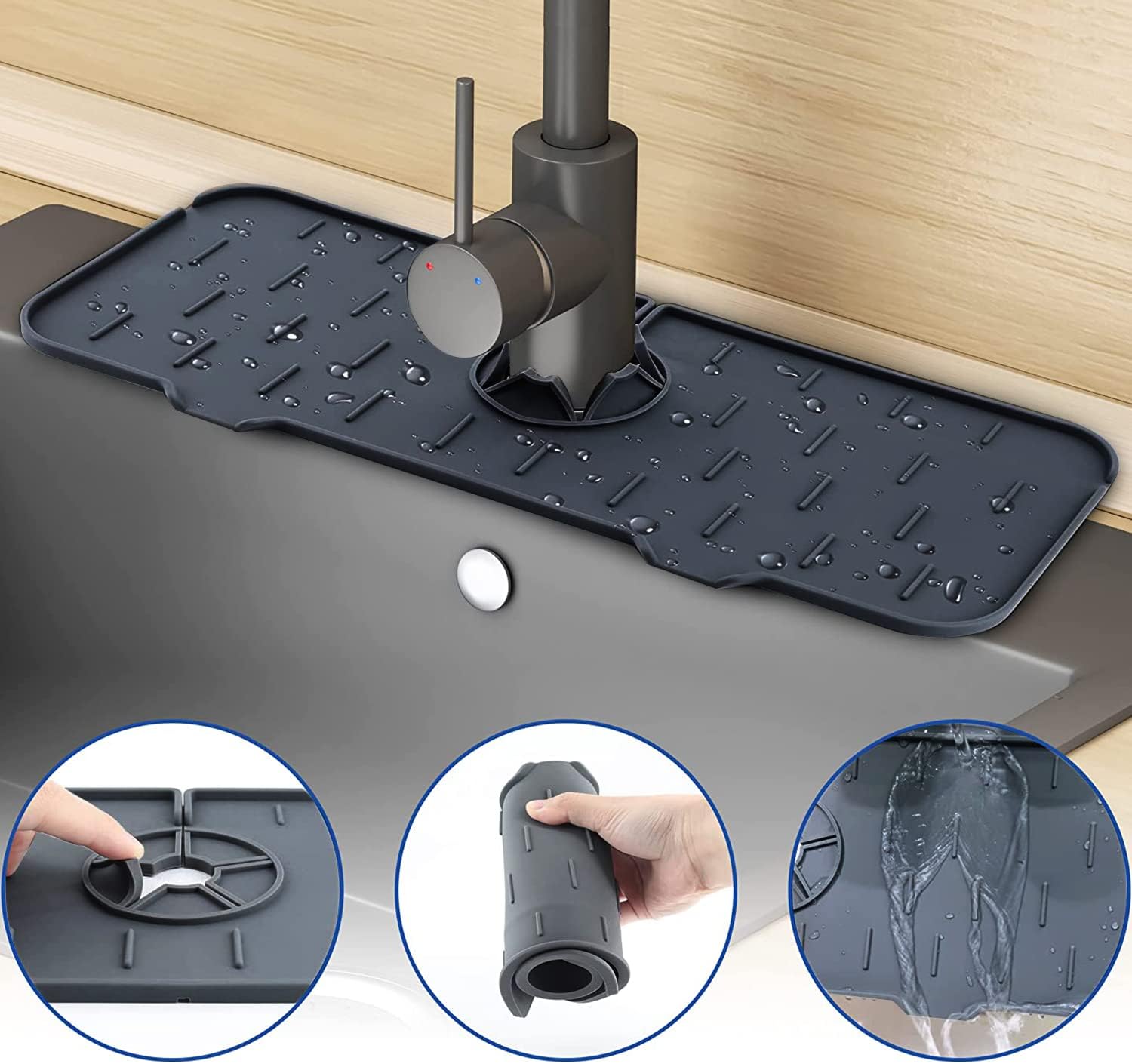 Silicone Sink Faucet Mat