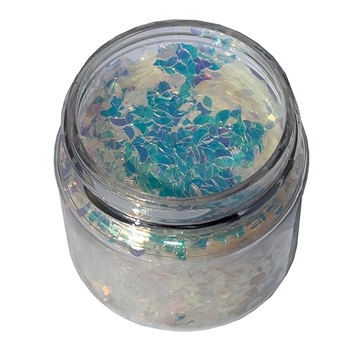 Vista 20 de Tarro biodegradable de estrellas holográficas con purpurina de grado cosmético de 0.75 onzas, vegano y fabricado en los Estados Unidos