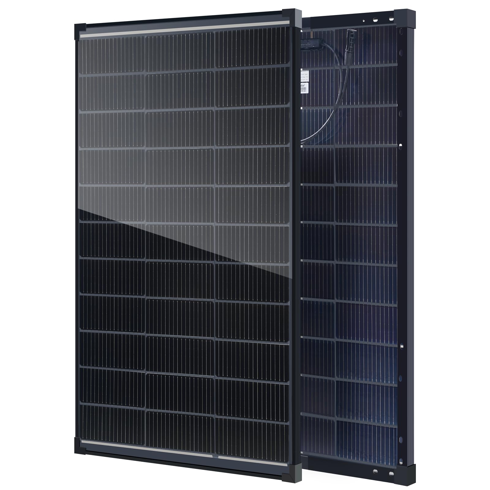 Pannelli solari 100W bifacciali 12V, tipo N 16BB 25% ad alta efficienza, A+ modulo fotovoltaico, caricabatterie di alimentazione per camper, cabine marine (865x578mm)