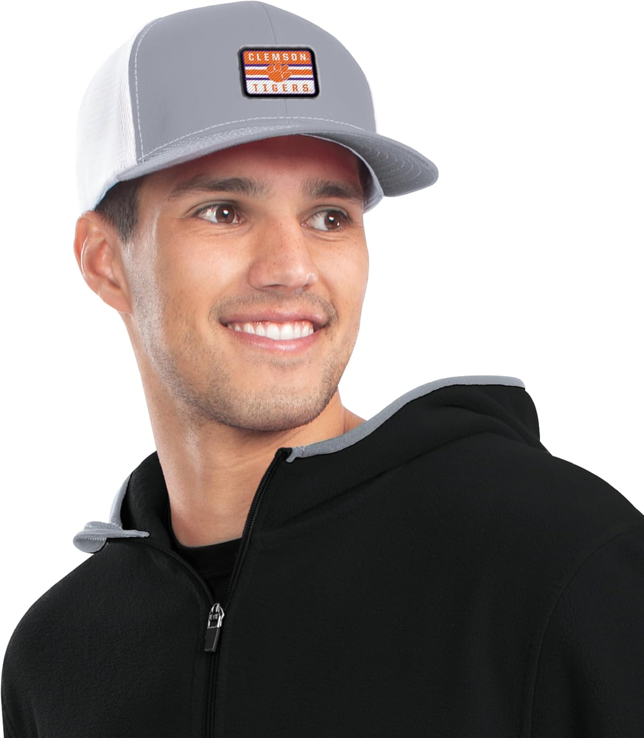 Pacific Headwear NCAA Men's Contrast Stitch Trucker Snapback Hat - Image 4