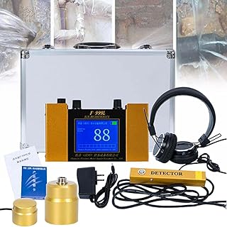 Ultrasonic Leak Detection Tool for Underground Water Pipes with LCD Screen, Adjustable Sensitivity, Noise-Reducing Headphones and Sensors for Accurate Plumbing and Facility Maintenance