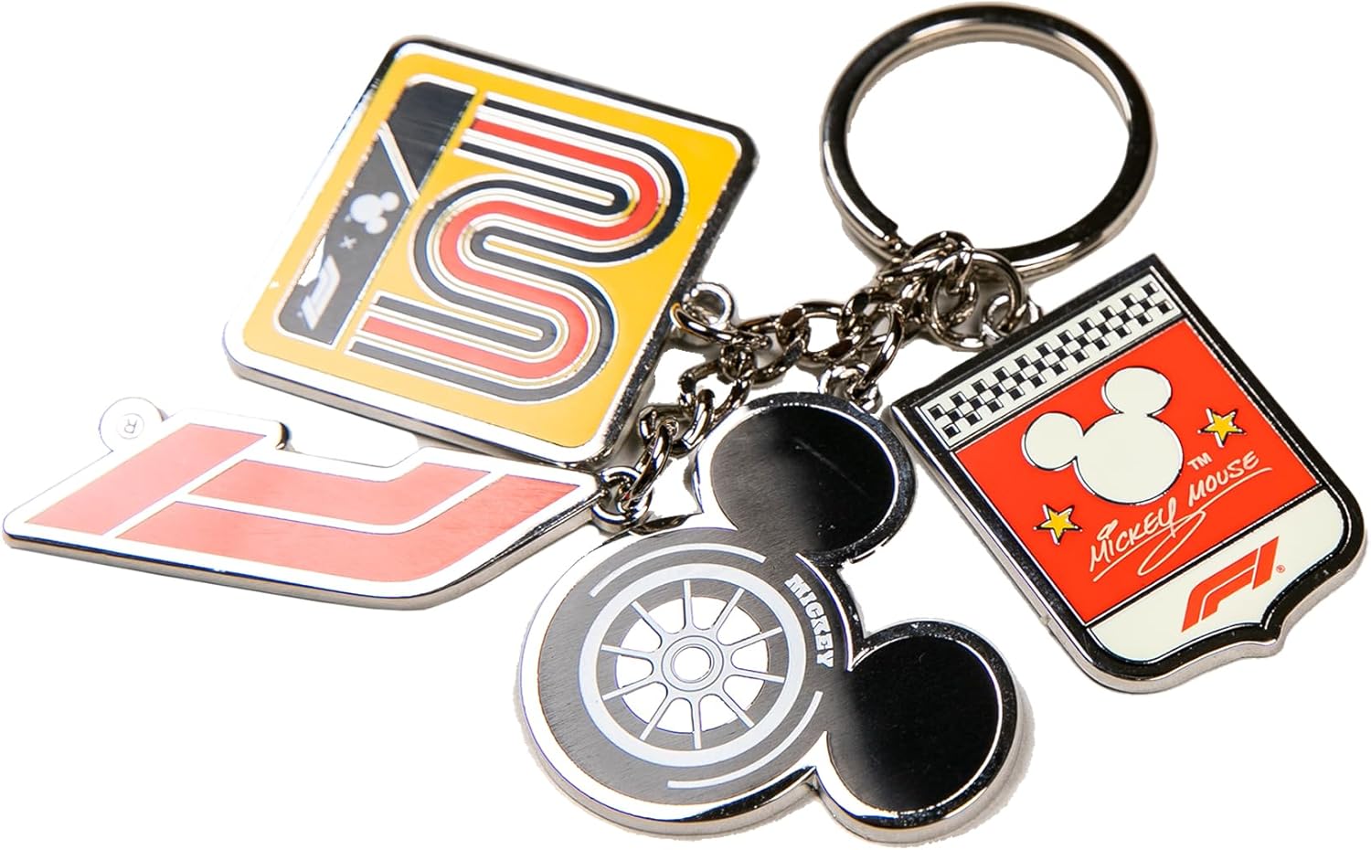 F1 Las Vegas Grand Prix x Disney Unisex Charm Keychain, Multicolor, One Size