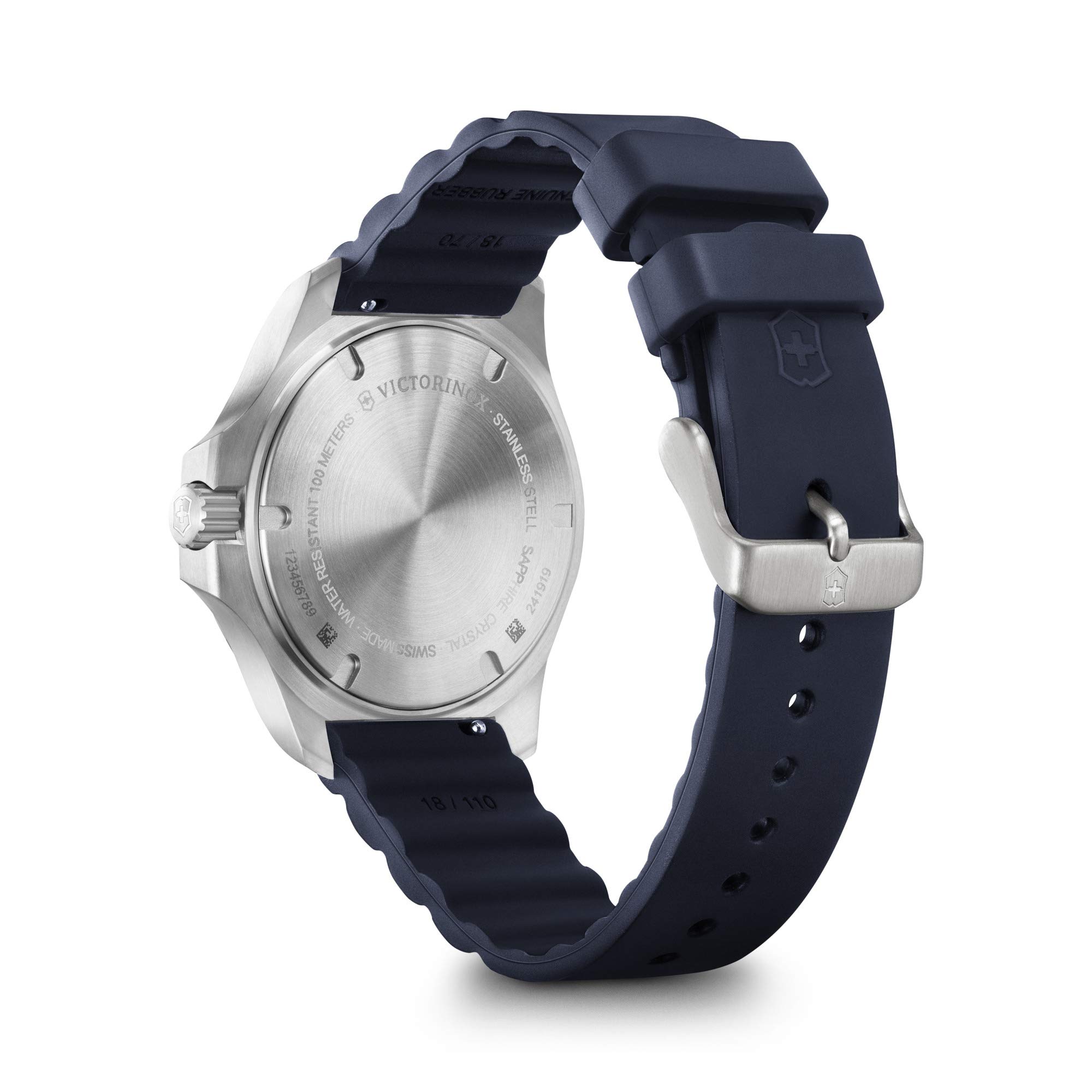 Victorinox Orologio Donna I.N.O.X. V Ø 37 mm, Swiss Made, Quarzo Analogico, Impermeabile fino a 100 m, Vetro Zaffiro