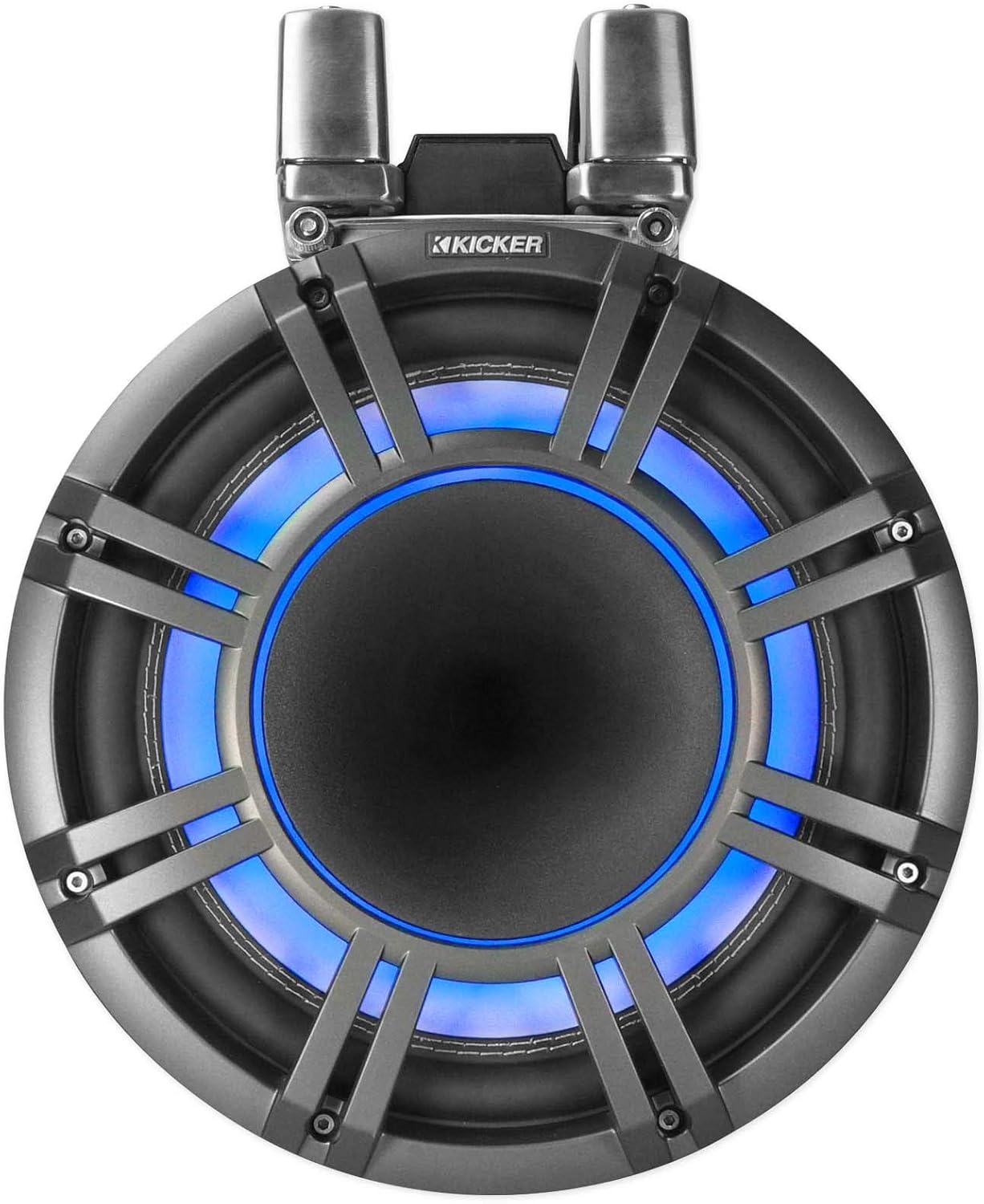 Kicker KMTC11 HLCD 11" Wakeboard Tower Speakers+6 8" LED Speakers+8-Channel Amp