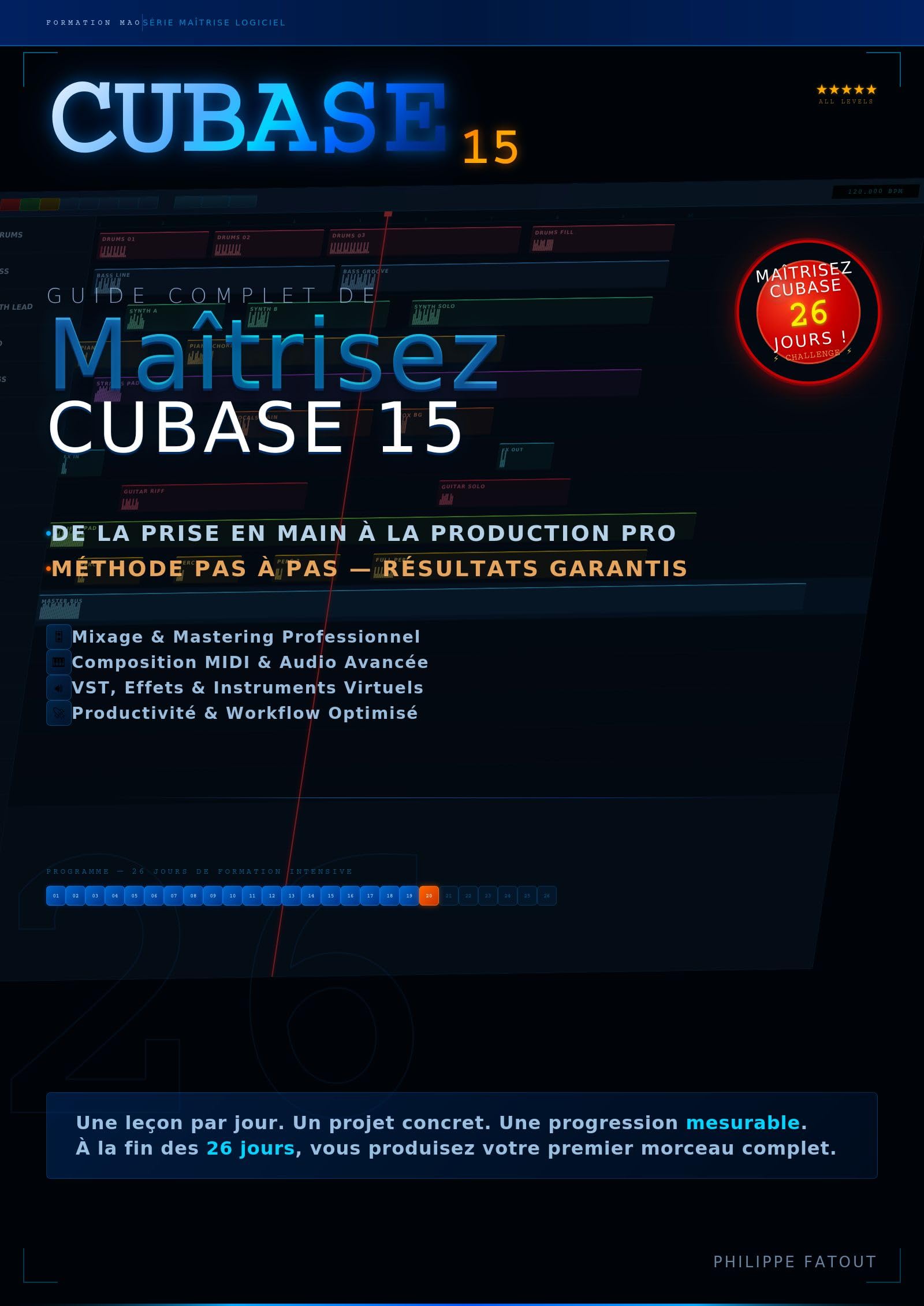 Cubase 15 méthode pas à pas pour finir enfin vos morceaux de musique