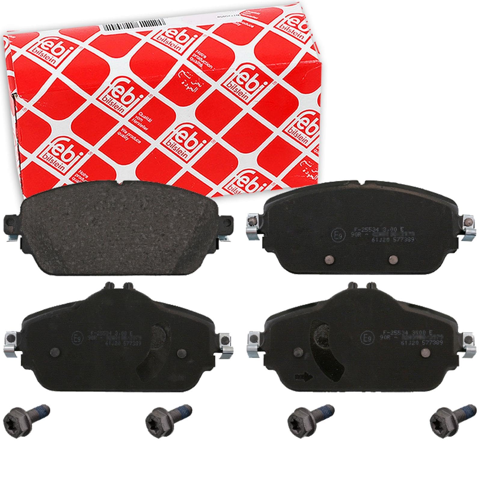 Brake pads Front Axle 16988 FEBI BILSTEIN for MERCEDES-BENZ C-CLASS