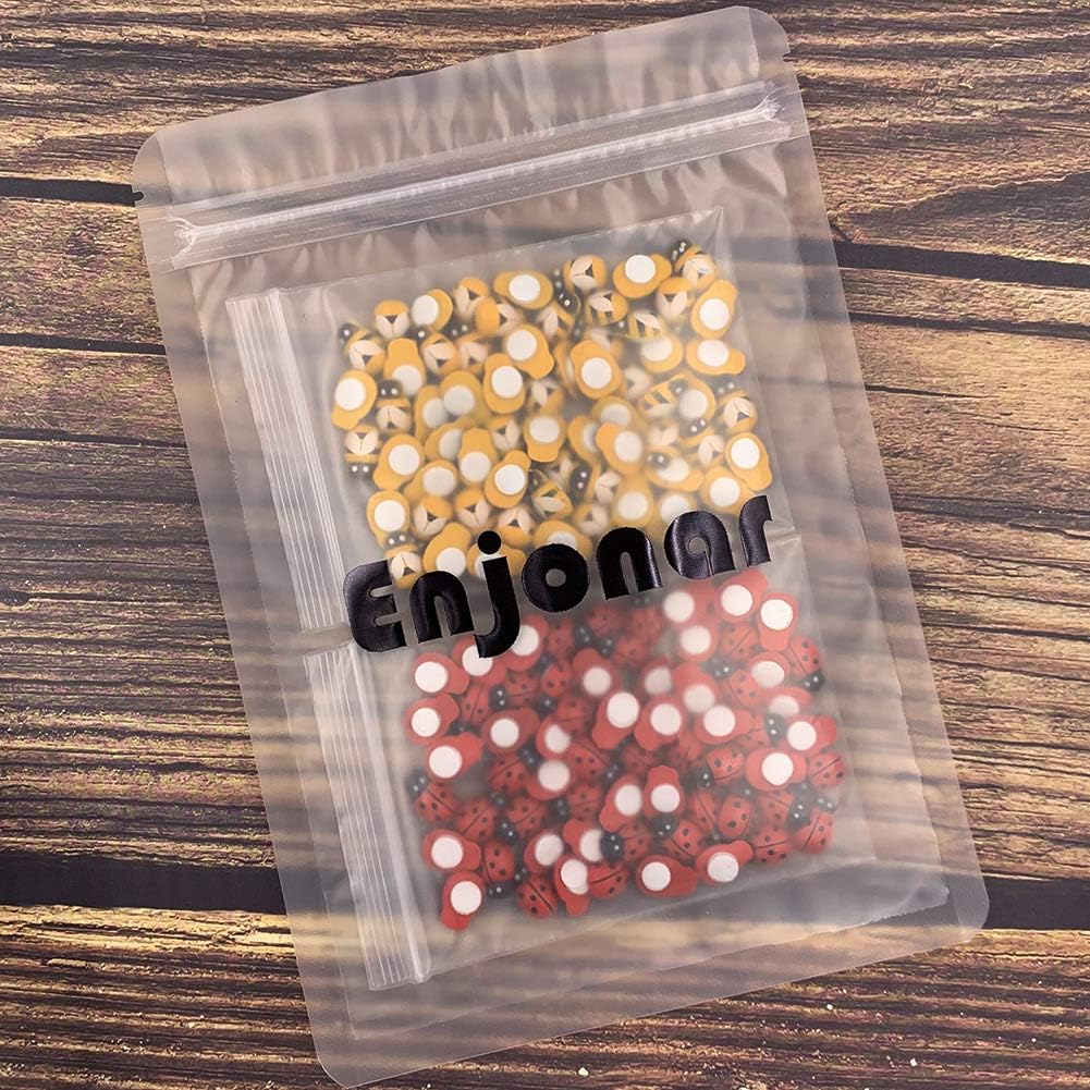 120pcs Wood Bees and Wood Ladybugs Flatback Bees Wooden Ladybugs Self-Adhesive Embellishments for Craft Scrapbooking Baby Shower Birthday Party Decoration