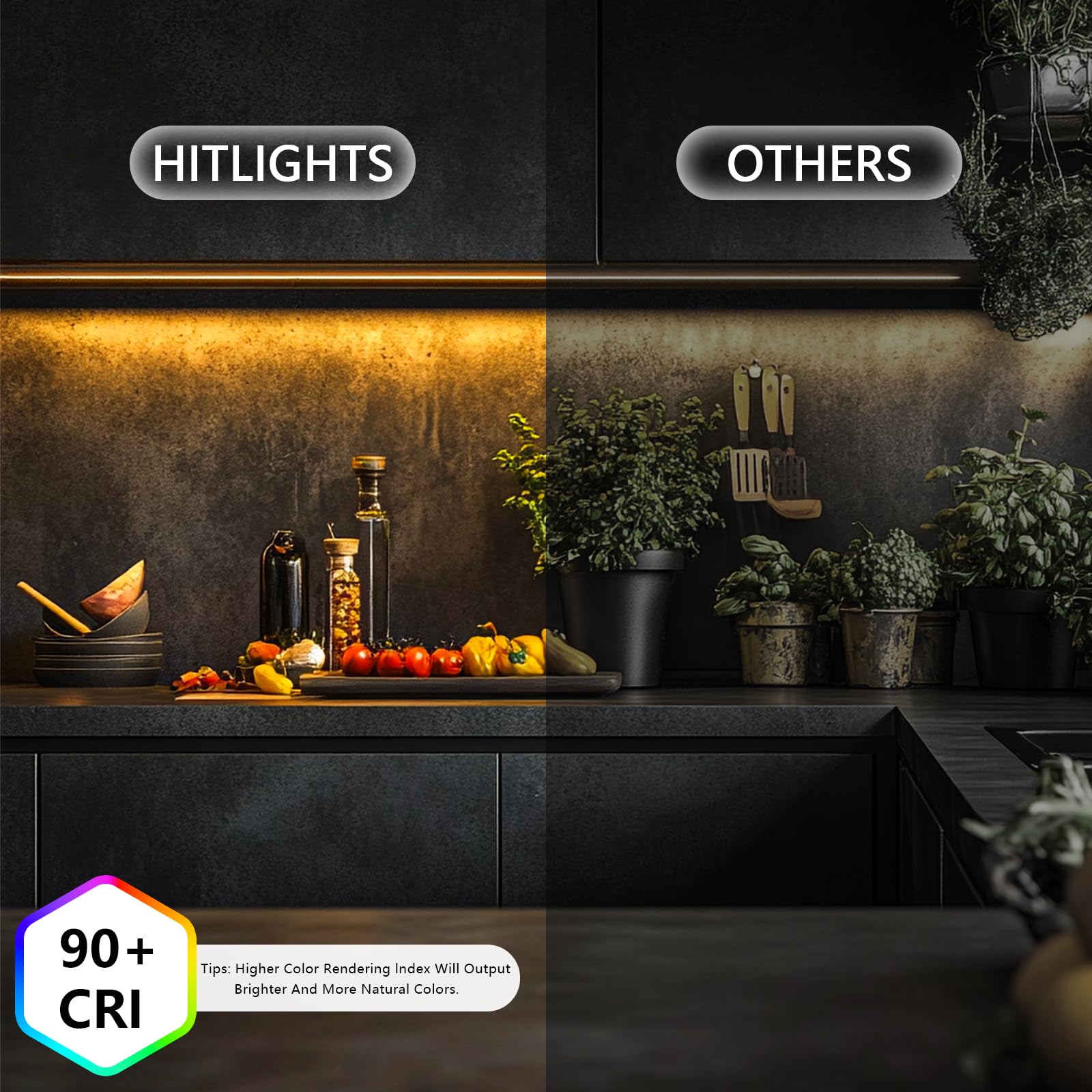 Tiras LED COB, LED Blanco Cálido WiFi, Compatible con Aplicación Inteligente, Regulable, Sin Puntos, Recortable, 3200 LEDS CRI90+ Ahorro de Energía. (5m WIFI)
